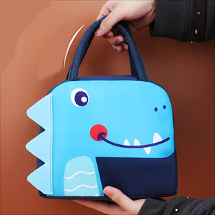 Kawaii Shark Waterproof Foldable Lunch Bag, Lightweight Insulated Lunch Bag For Students, Ideal choice for Gifts
