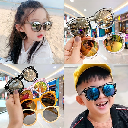 1pc New Transparent Fashion Glasses, Ova Summer Outdoor Trendy Glasses