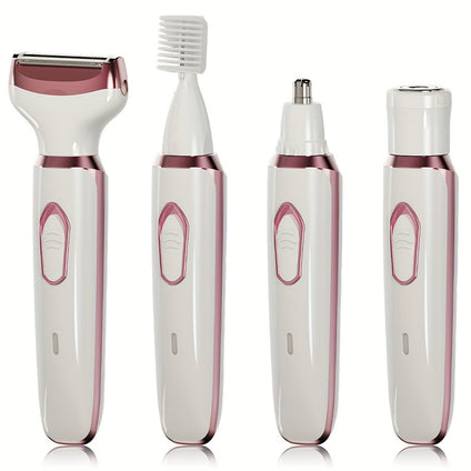 4-in-1 Rechargeable Electric Razor for Women