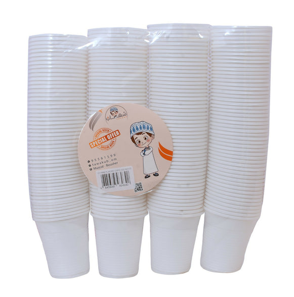 SHIHAB WHITE PLASTIC CUP