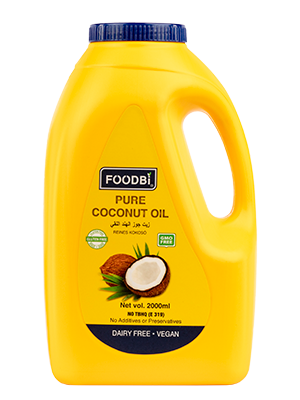 FOODBI زيت جوز الهند النقي 6X2L