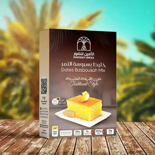 Hasawi Date Cake Date Basbousa Mix 12 pc x 400 g
