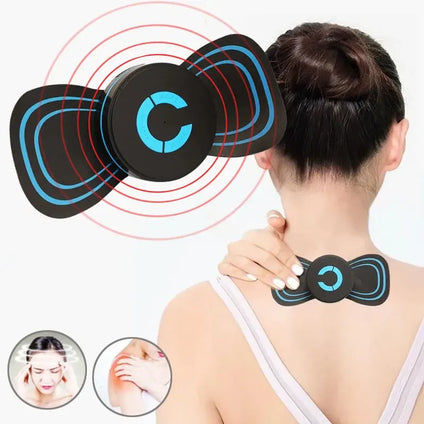 Neck Massager AAA Battery Powered Cervical Body Neck Massage Instrument Electric Body Health Care Pad