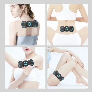 Neck Massager AAA Battery Powered Cervical Body Neck Massage Instrument Electric Body Health Care Pad