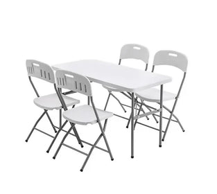 Rectangular HDPE Plastic Folding Tables for Picnic Camping Party Restaurant