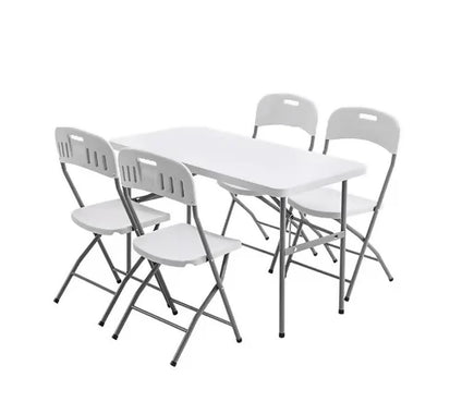 Rectangular HDPE Plastic Folding Tables for Picnic Camping Party Restaurant