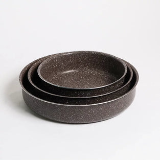 oven trays set 3pcs round