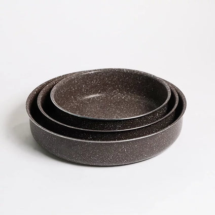 oven trays set 3pcs round