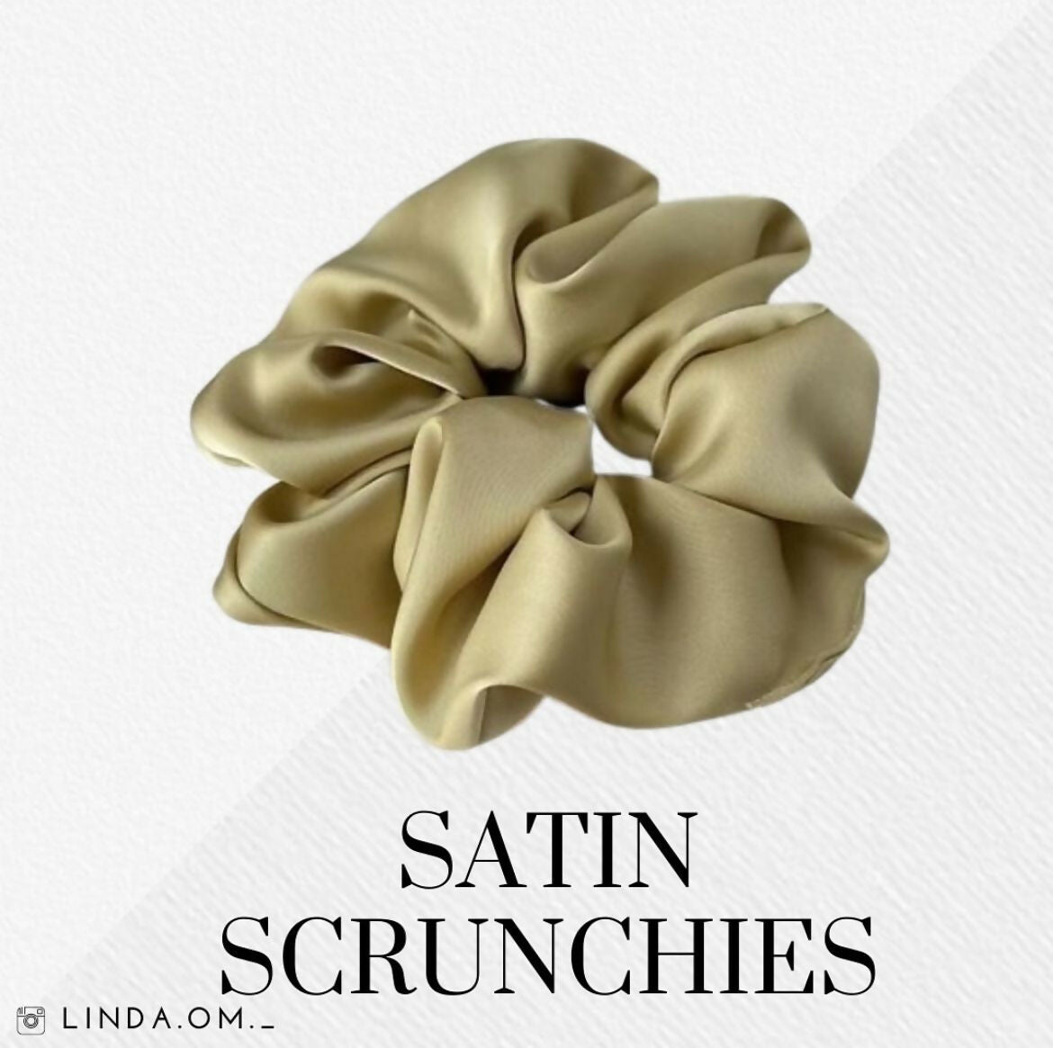 Satin hair ties