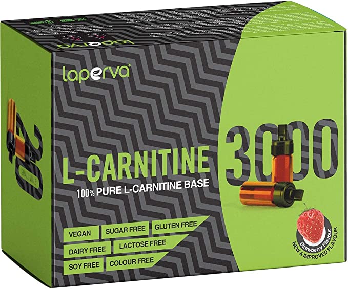 Laperva L Carnitine 3000 20 Vials Strawberry