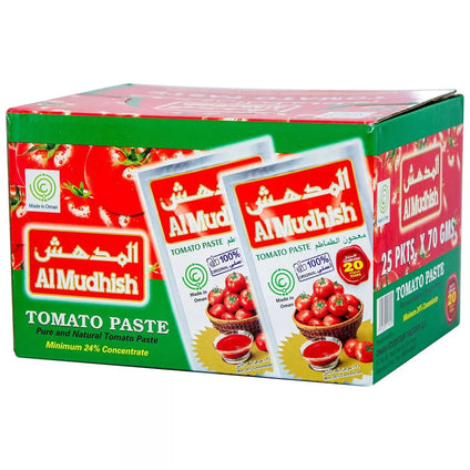 Tomato Paste 1 Carton x 25pcs 1.200OMR (Minimum Quantity Order  10 carton)
