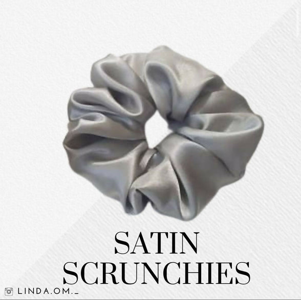 Satin hair ties