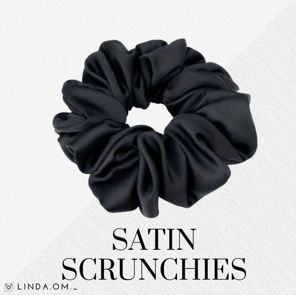 Satin hair ties