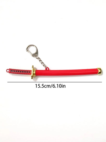 1pcs Universal Japanese Samurai Bottle Toy Keychain, Unisex Model Ornament