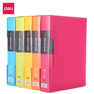 DELI E5035 RIO DISPLAY BOOK A4 60 POCKET