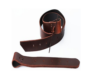 PRORIDER Horse Western Saddle Latigo Off Billet & Cinch Strap 2-Piece Set with Holes 40415