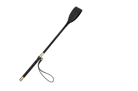 Coolrunner Riding Crop for Horse, 18 Inch Horse Whip with PU Leather Equestrianism Horse Crop Double Slapper Horse Whip Black Crops for Horses