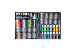 Drawing set for school kids, Art set,168 Pieces including coloring pencils, Markers, Water color Etc, Artists set, color pencil for School supplies, Drawings colors for School Accessories