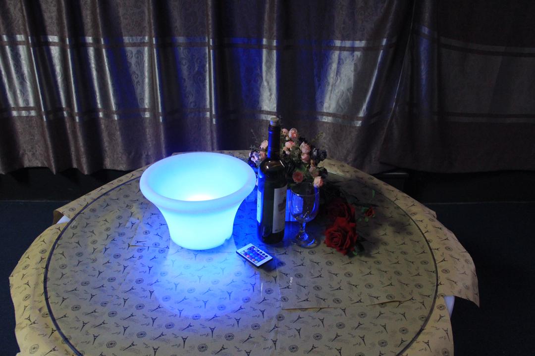 LED Ice Bucket Cooler Holder