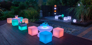 LED Cube Chair Size 30 cm