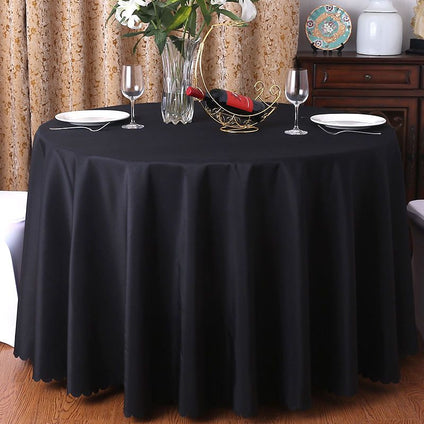 Luxury Wholesale Wedding 1.5 Round Champagne Party Table Cloth