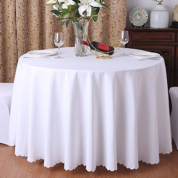 Luxury Wholesale Wedding 1.5 Round Champagne Party Table Cloth