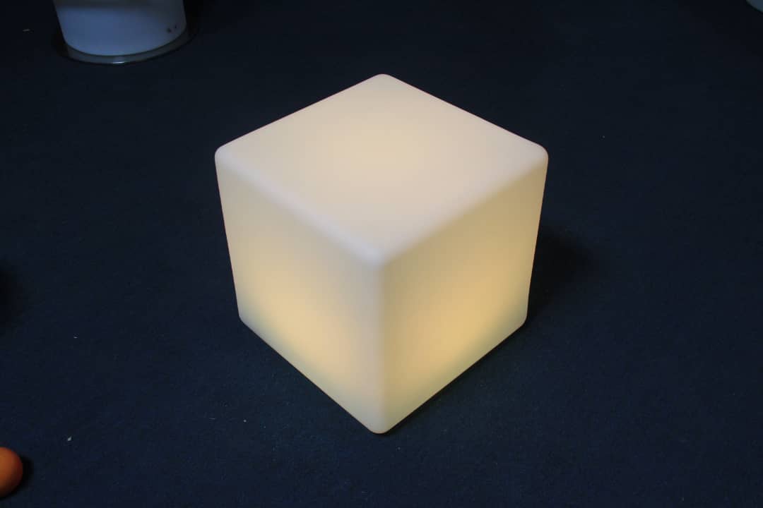 LED Cube Chair Size 40 cm