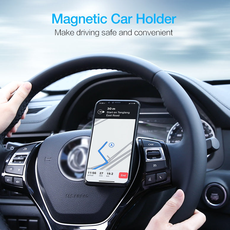 Universal Magnetic Car Phone Holder - Smart Grip for Safe Driving