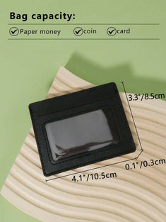 Small and lightweight women's cash card wallet that is easily portable to store credit cards, IDs, cash and coins