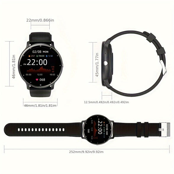 1.<br>39" Full Touch Screen Smart Watch with 100 Exercise Modes: The Ultimate Fitness Companion for Men and Women