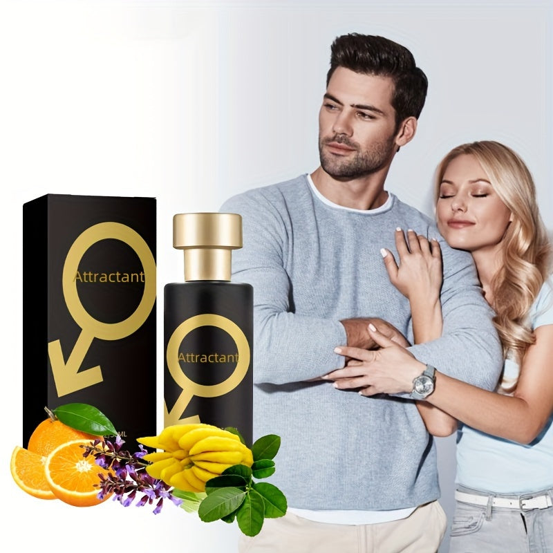 Lure Her Perfume for Men Golden Pheromone Cologne Men Increase Charm to Enhance Temperament 50ML