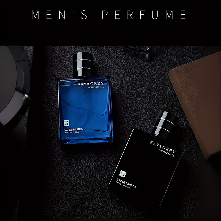 Perfume Men's Popular Long Lasting Light Fragrance Azure Perfume Boys Cologne Men's Perfume 55ML