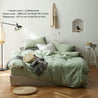 Elegant Sage Green Duvet Cover Set - Soft Luxury Bedding