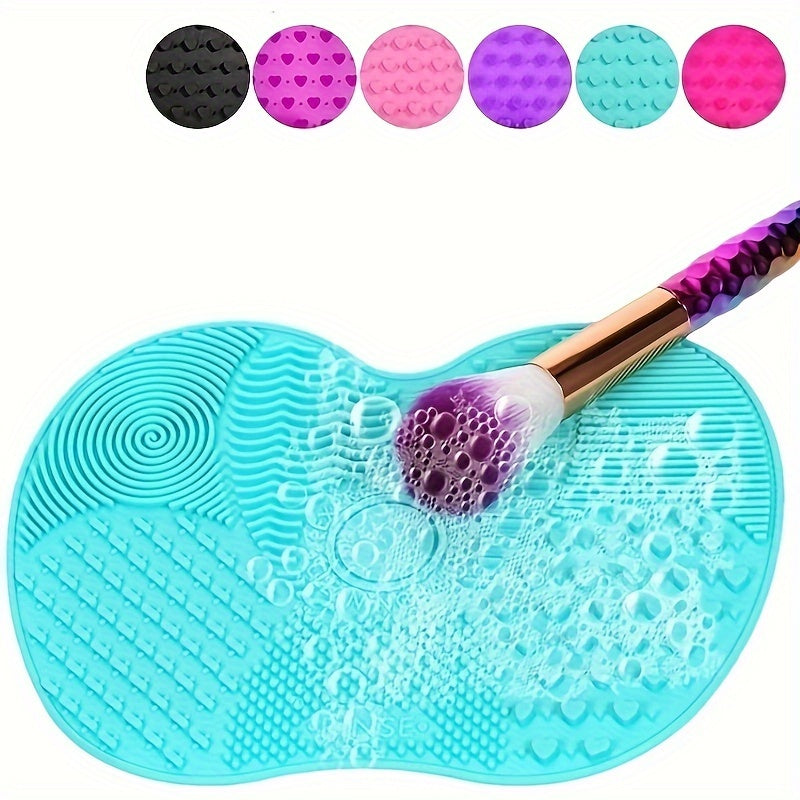 Versatile Silicone Scrub Pad with Suction Cup