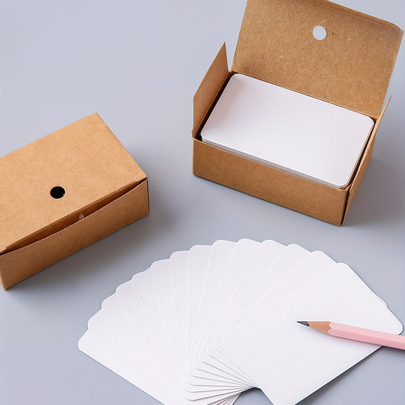 100-Pack Blank Kraft Paper Cards