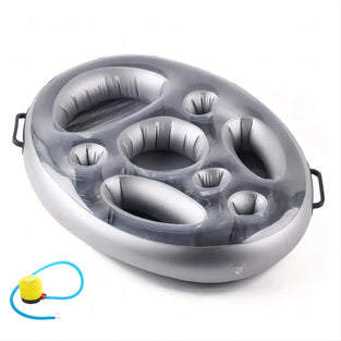 1pc Inflatable Cup Holder, Floating Drink Tray, For Pool Party, Water Fun