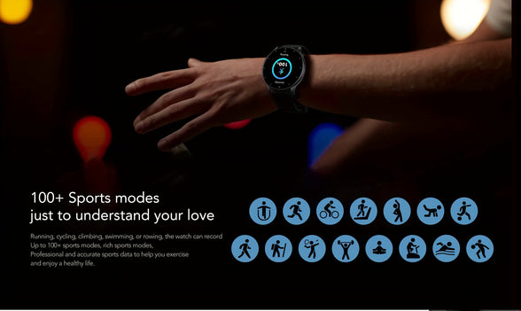 1.<br>39" Full Touch Screen Smart Watch with 100 Exercise Modes: The Ultimate Fitness Companion for Men and Women