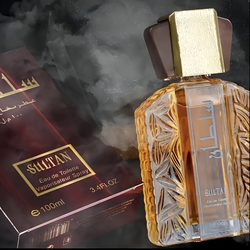 Dubai Perfume for Men Elegant and Long Lasting Fragrance Sultan Fragrance Oil Arabic Exotic Perfume Oil for Men Sultan Gold Fragrance Oil Unique Spicy Warm Feel 100ML