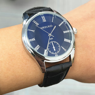 Fashion Quartz Belt Men's Watch: Stainless Steel Elegance for the Modern Gentleman