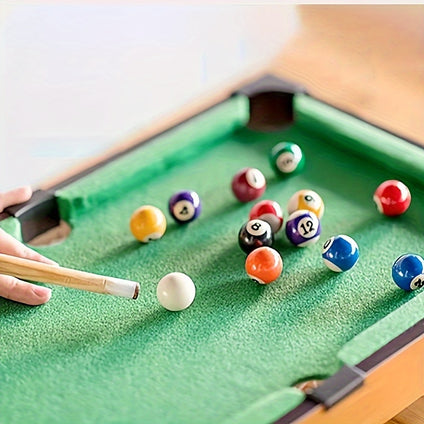 1pc, Small Billiard Table, Mini Pool Table For Puzzle Enthusiasts, Party Family Gathering Game Supplies