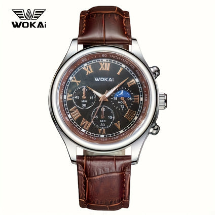 Stylish and Elegant Men's Quartz Watch - The Perfect Gift for the Fashion-Forward Gentleman