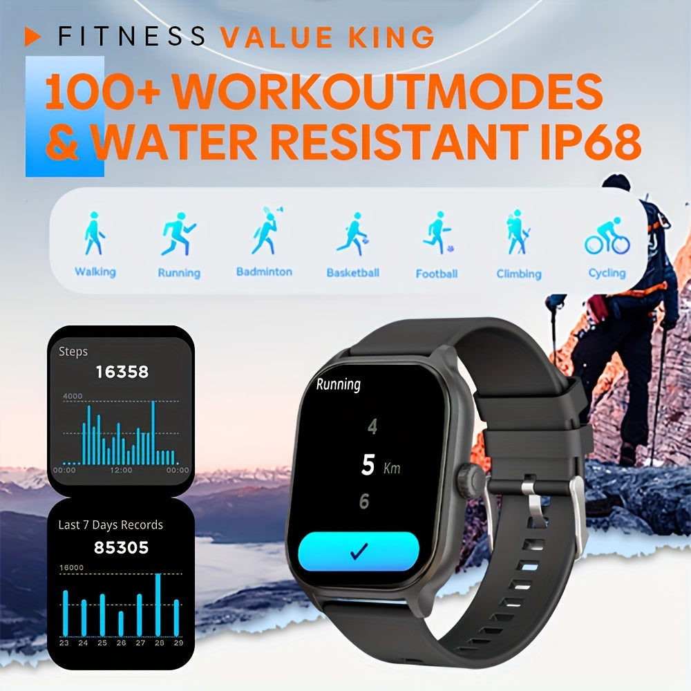 Ultimate Smartwatch for Men and Women: Stay Connected and Track Fitness with Ease!