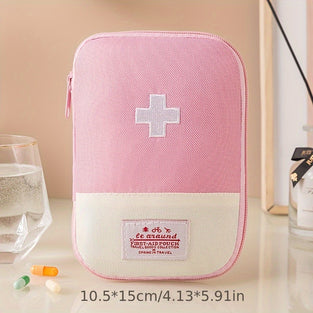 1pc Compact Travel Medicine Organizer