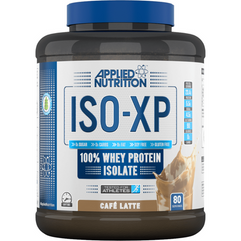 مسحوق بروتين مصل اللبن المعزول بنسبة 100% من Applied Nutrition Iso Xp بنكهة لاتيه كافيه خالٍ من الجلوتين وخالي من الصويا 2 كجم