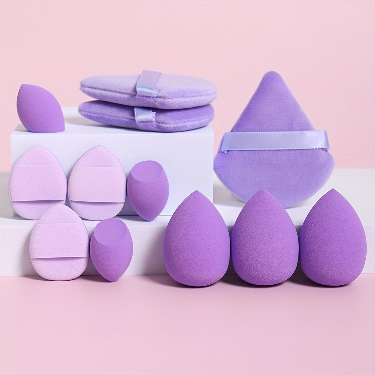 12-Piece All-Purpose Makeup Sponge Puff Set: The Ultimate Beauty Blending Collection