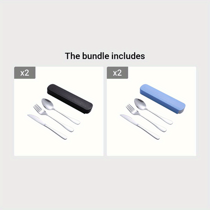 3-Piece Stainless Steel Cutlery Set: