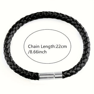 1pc Men's Simple Braided Bracelet, Retro Versatile Bracelet, Clothing Accessories, Ideal choice for Gifts