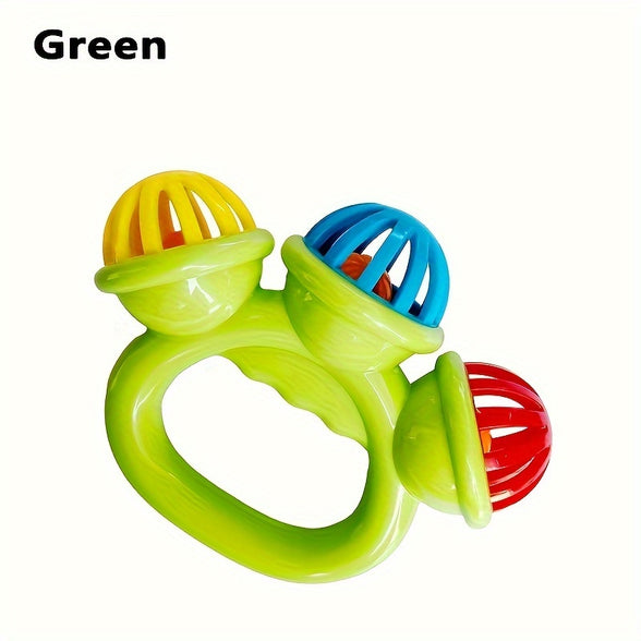 Whimsical Hand-Cranked Baby Rattle Toy for Infants