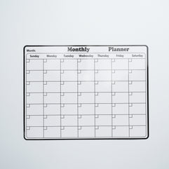 Magnetic Dry Erase Monthly Calendar for Refrigerator