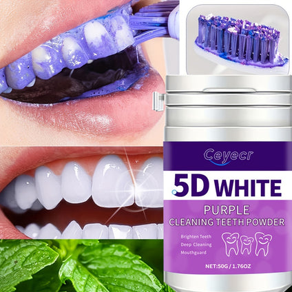 5D Whitening Teeth Cleaning Powder